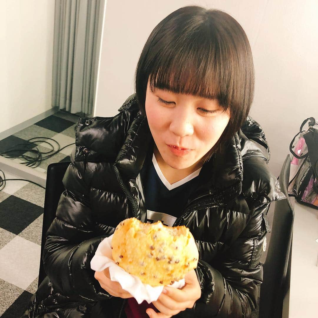 平野美宇さんのインスタグラム写真 - (平野美宇Instagram)「メロンパンうま」3月6日 18時31分 - miu_hirano