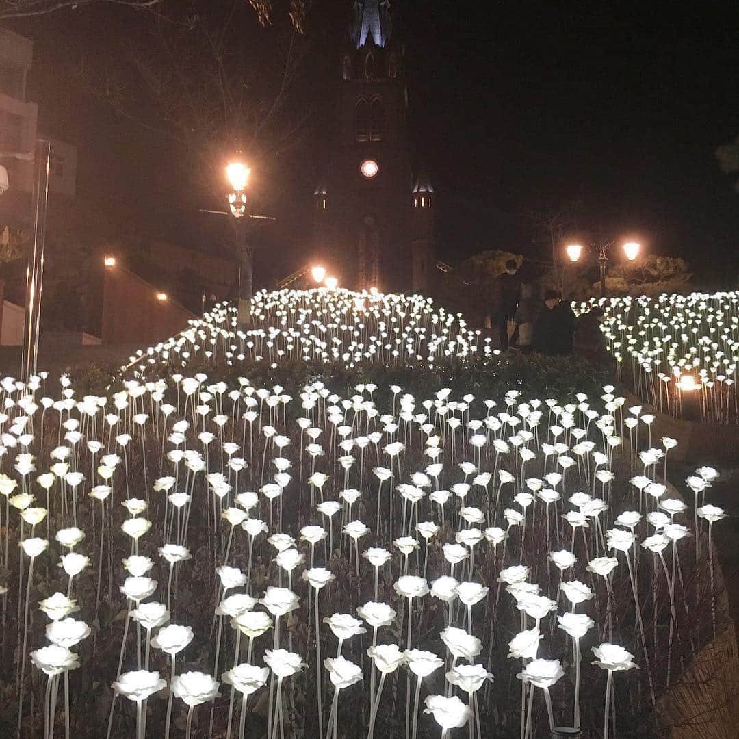 isutaさんのインスタグラム写真 - (isutaInstagram)「. 韓国の人気観光スポット東大門。 ランドマークでもある東大門デザインプラザ内にある「LEDバラ庭園」はご存知ですか？❤︎ . 夜になると、2万1000本ものLEDのバラが美しく光り輝くんです！ . とっても幻想的でワクワクすること間違いなしの空間ですよ♩ . 韓国に行く際には、ぜひチェックしてみてください！ . @roter_mond_0724 @heiten_04 @x1342a . #isuta #isutapic #isutaspot #イスタ #韓国 #韓国旅行 #ledバラ庭園」3月7日 17時48分 - isuta_jp