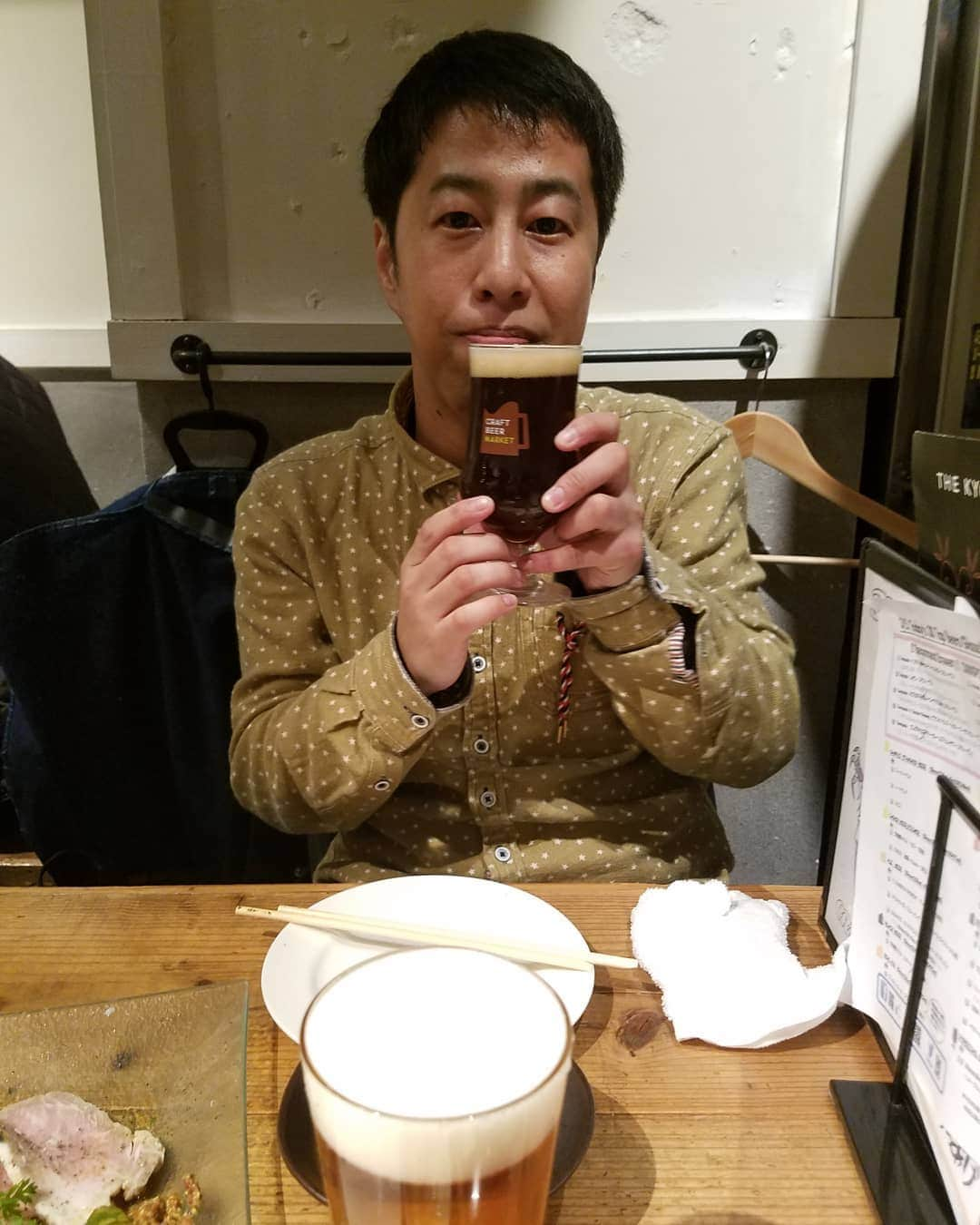 井口浩之さんのインスタグラム写真 - (井口浩之Instagram)「ビール部個人活動やってきました！ 美味しかった！  #ビール部 #ともしげさん #高円寺」3月7日 12時54分 - westiguchi