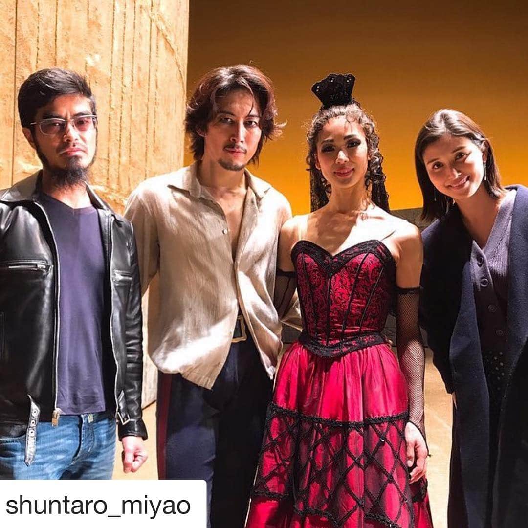 のインスタグラム：「#渋谷 #オーチャードホール にて #吾郎の新世界 で共演中の #宮尾俊太郎 さんのバレエ  #カルメン 観てきました^_^ ものすごく綺麗でかっこいいバレエの世界にうっとりしながらあっという間の2時間でした。皆さん素敵だったなぁ  明日は吾郎の新世界最終日❗️私も舞台挨拶出席します🥰」