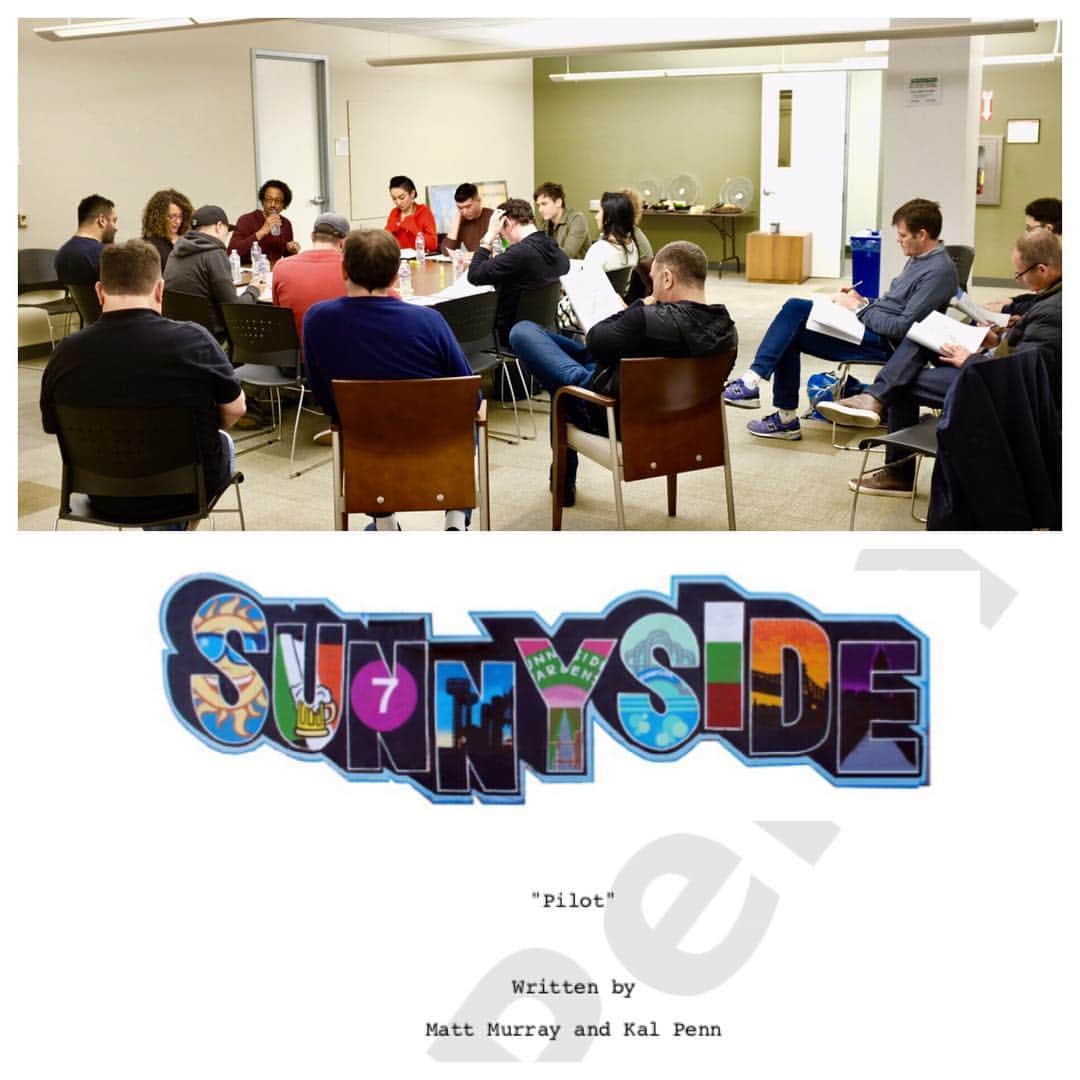 カル・ペンのインスタグラム：「We have a hilarious cast & a fun title! Can’t wait to start shooting. Welcome to Sunnyside! 🇺🇸」