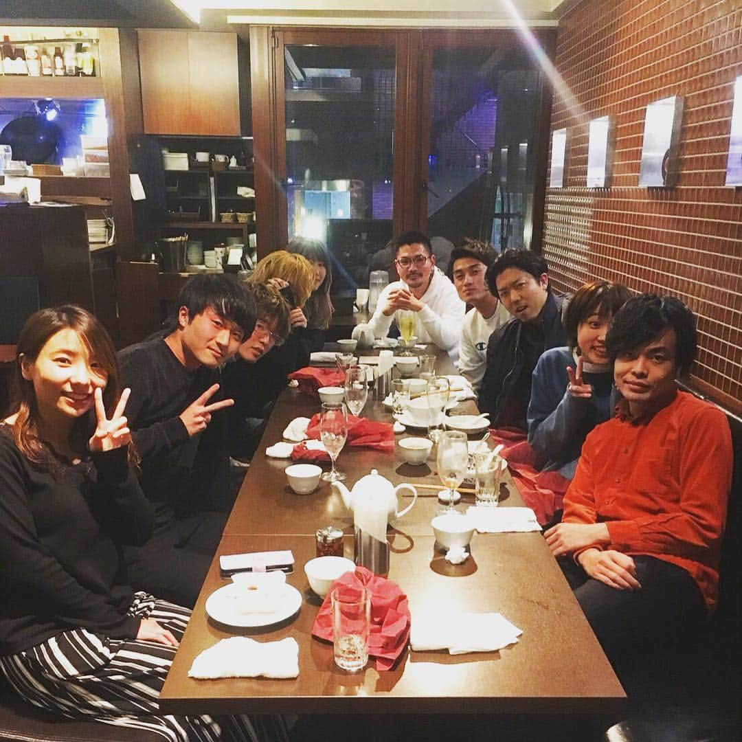 久野 創さんのインスタグラム写真 - (久野 創Instagram)「会社のみんなと中華^ ^  #東京 #広尾 #中華 #中華香菜JASMINE #COCOROZASHI #株式会社COCOROZASHI」3月8日 18時54分 - hajime_kyuno