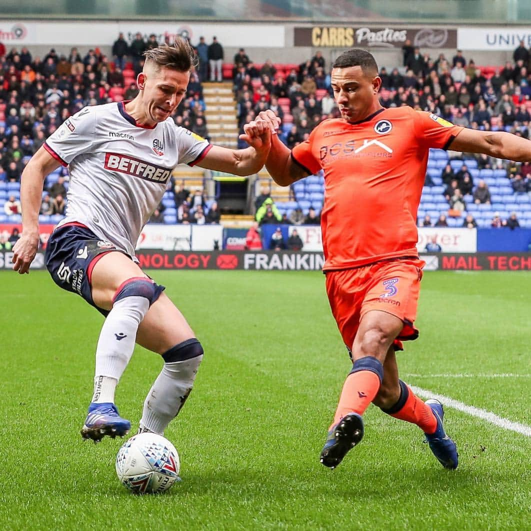 パヴェル・オルコウスキのインスタグラム：「Great team work today! Delighted to have scored a goal! Come on Wanderers, we can definitely do it!!!!👊💪 . . #bwfc #football #bolton #boltonwanderers #championship #skybetchampionship #macron #england  #soccer #wanderers #team #olkowski #whites #instadaily #po16 #kickoff #photooftheday #football #gameday #win #loveit #sport #fun」