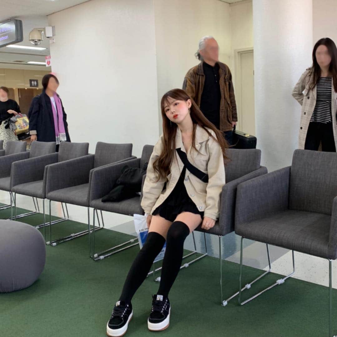 ホン・ヨンギさんのインスタグラム写真 - (ホン・ヨンギInstagram)「다녀올게용 ✈️🇯🇵(੭♡ڡ♡)੭‧º·˚ 日本に行きます(˃̶᷄‧̫ ˂̶᷅๑ )」4月8日 15時05分 - kisy0729
