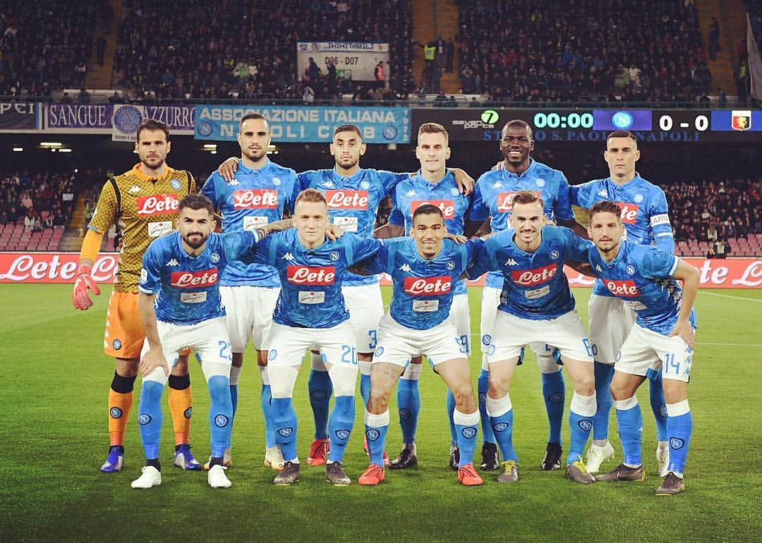 カリドゥ・クリバリさんのインスタグラム写真 - (カリドゥ・クリバリInstagram)「Forza. Napoli. Sempre. 💙 #NapoliGenoa 1-1 #SerieA」4月8日 6時52分 - kkoulibaly26