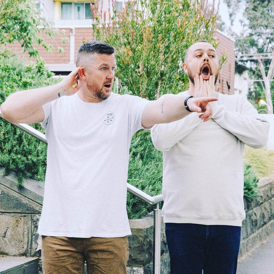 ジ・アストン・シャッフルのインスタグラム：「Our faces when we saw that Stay hit the top 30 on the @shazam chart in Australia & top 10 in Sydney! Big ❤️ to everyone playing, listening to & Shazaming it! 🙌🏻🙌🏻🙌🏻」