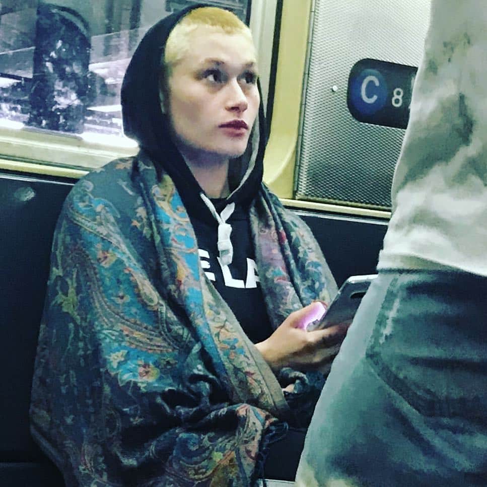 JULIEN D'YSさんのインスタグラム写真 - (JULIEN D'YSInstagram)「Madone #subway NYC #SUNDAY #the day after」4月8日 10時07分 - juliendys