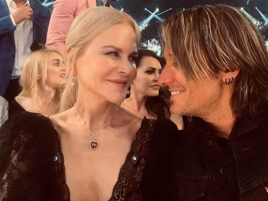 キース・アーバンのインスタグラム：「Date night at the ACMs!!!! - KU #ACMawards」