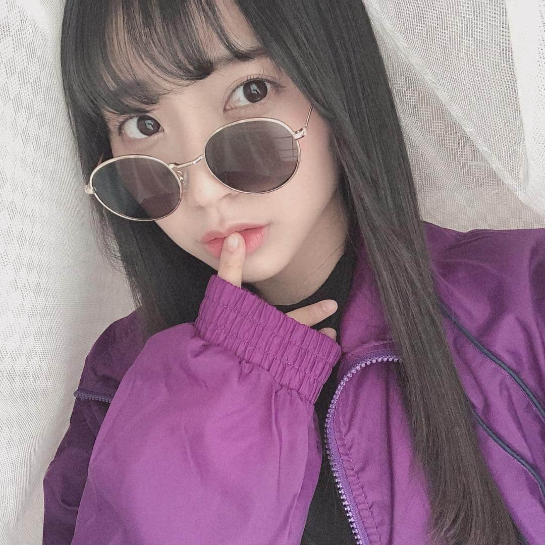 月野もあさんのインスタグラム写真 - (月野もあInstagram)「今日はPURPLE🔮💜 #purple #紫 #むらさき」4月8日 11時39分 - moa_tsukino