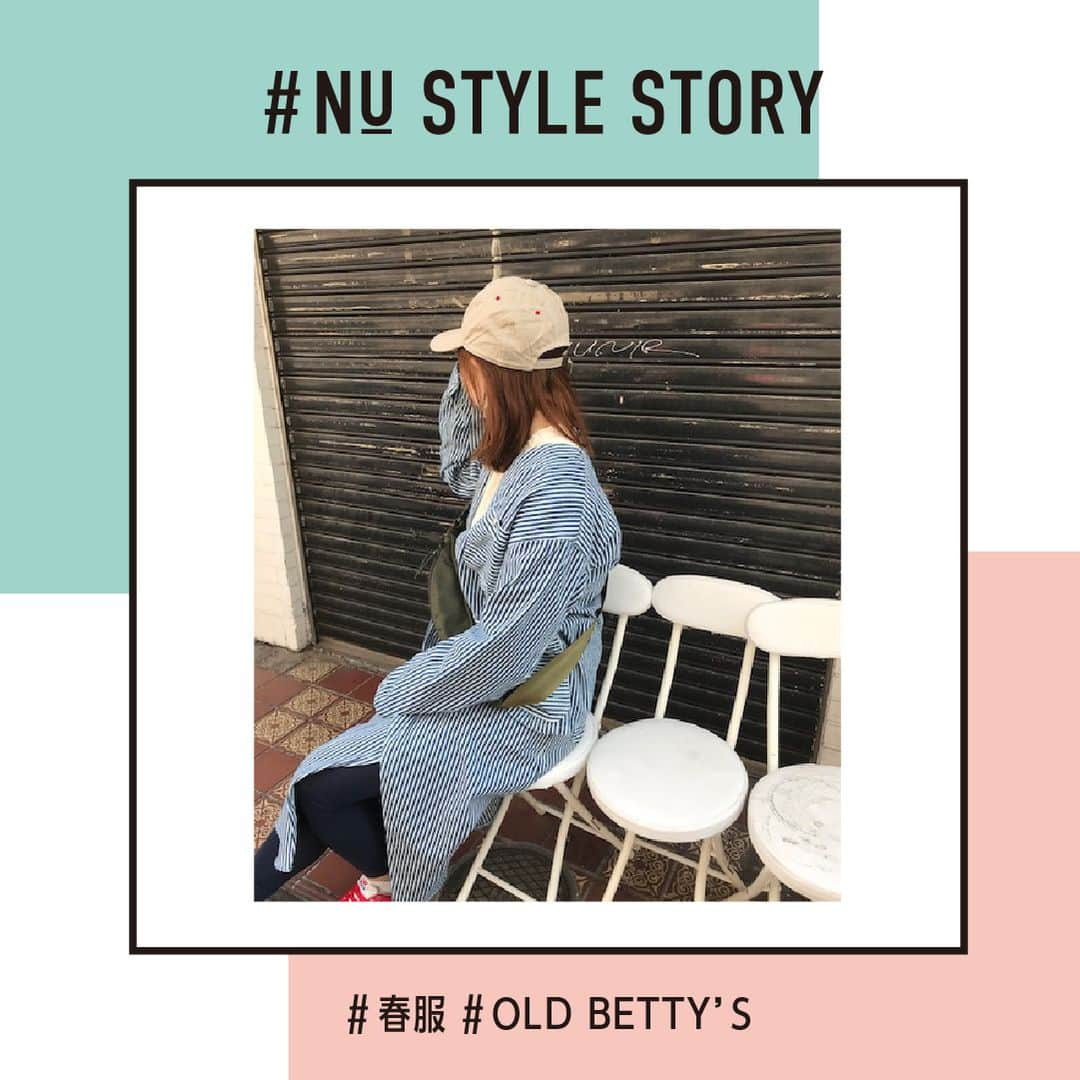 nuchayamachi_officialさんのインスタグラム写真 - (nuchayamachi_officialInstagram)「NU 4F OLD BETTY’S レディス・メンズ . キャップ 5,292円 ジャケット 12,960円 スカート 11,880円 インナー 4,860円 レギンス 3,780円 . 春らしいヒッコリーストライプ柄のセットアップコーディネート！ スカートは巻きスカートになっているので少し大人っぽい雰囲気で着て頂けます。 . #OLDBETTYS #NU茶屋町 #ヌー茶屋町 #nuchayamachi #茶屋町 #大阪 #osaka #梅田 #コーディネート #ライフスタイル #ootd #コーデ #おでかけ #fashion #アパレル #いいね #followme #instadaily #トレンドスタイル #NUスタッフコーデ #春服 #greenbowl_inc」4月8日 12時00分 - nuchayamachi_official