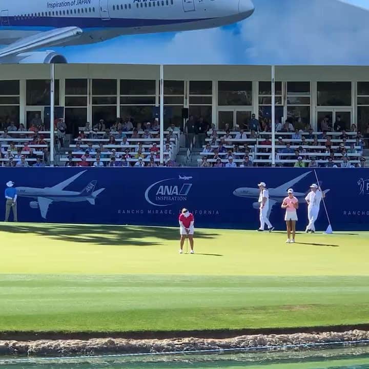 リセット・サラスのインスタグラム：「This putt was to get inside the Top 20 which means...... @solheimcupusa points!!! 🇺🇸💪🏽」