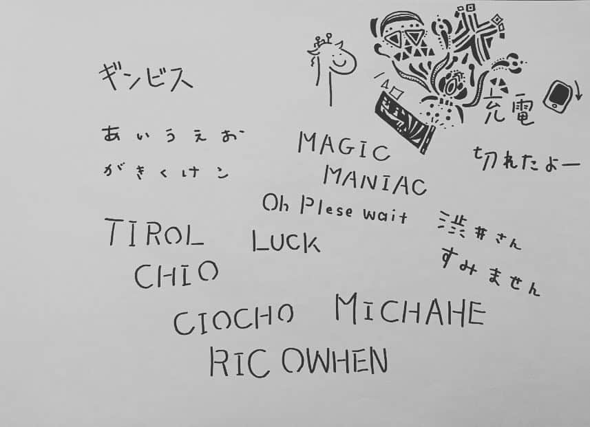 渋井直人さんのインスタグラム写真 - (渋井直人Instagram)「アレグリの手書きフォント。イラスト付き🎈（渋井直人） . #アレグリの落書き #手書きフォント . . ちなみに #森川葵 さん直筆イラスト👧 美術スタッフも上手と褒めてました👏🏼💮（スタッフ） #デザイナー渋井直人の休日 #渋井直人のオフショット📷 #渋井事務所にて② #渋井直人 #光石研 #本日最終話放送！！」4月4日 17時04分 - shibuinaoto