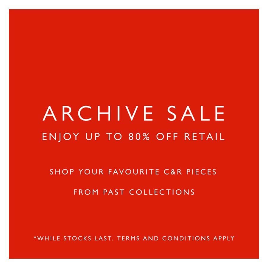 キャベジズ&ローゼズのインスタグラム：「We’ve opened the vault ❤ Our Archive Sale is available online only. We have wonderful pieces from collections past waiting to be re-discovered. With discounts up to 80%, this is too good to miss. It is first come, first serve so try not to dally. Terms and Conditions apply #archivesale #whilestockslast #termsandconditions #knitwear #samplesale #madeinengland🇬🇧 #salesalesale #wovens #cabbagesandroses #cabbagesandrosesfashion @christina_strutt @cabbagesandroses_shop」