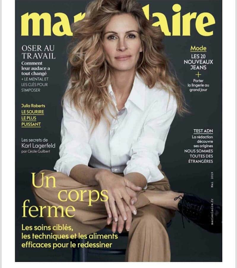 ジュリア・ロバーツ（ファンアカウント）さんのインスタグラム写真 - (ジュリア・ロバーツ（ファンアカウント）Instagram)「@juliaroberts #marieclairefr 😍」4月4日 17時47分 - juliaroberrts