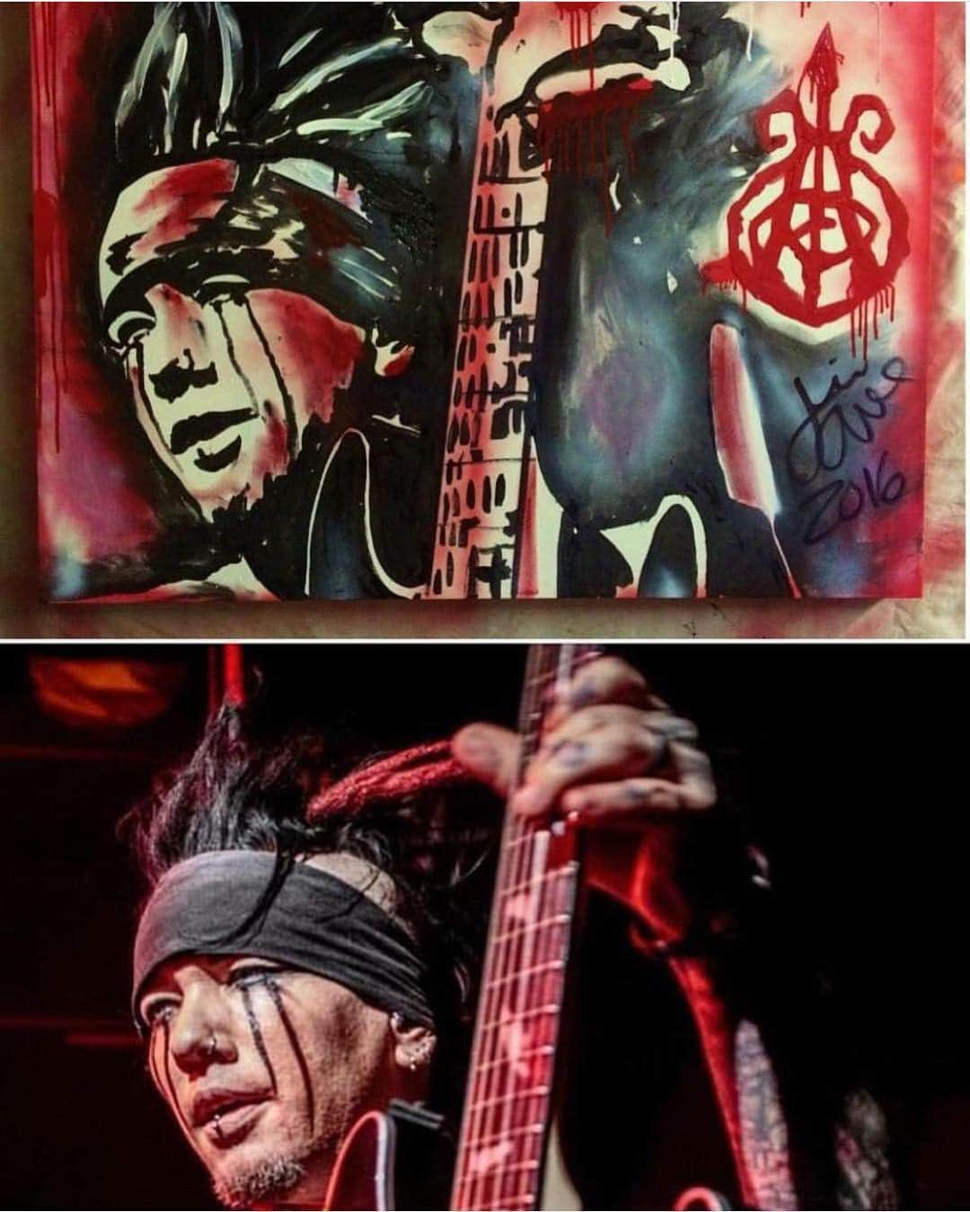 DJアシュバさんのインスタグラム写真 - (DJアシュバInstagram)「Amazing artwork by @jimijamestattoo」4月4日 9時51分 - ashba