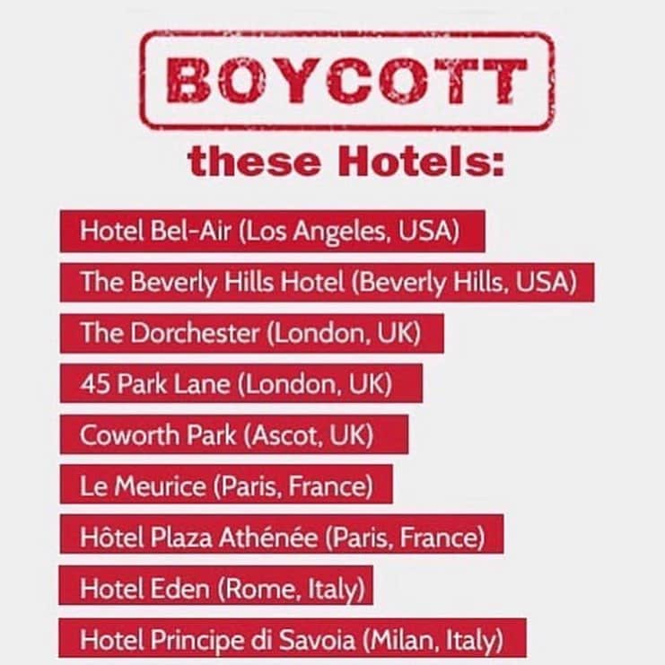 イリザ・シュレシンガーさんのインスタグラム写真 - (イリザ・シュレシンガーInstagram)「I stand with the gay community - no matter the religion. This breaks my heart for #muslimgay and gay people everywhere. This affront to their being.  Starting today, the Sultan of Brunei will make it legal to stone people to death for being GAY.  Before you drop your jaw, keep in mind we aren’t THAT far ahead of their intolerance, having just recently realized, as a nation, that homosexual marriage should be just as legal as straight marriage. It’s still not awesome to be gay everywhere in the world, no matter how progressive the country. Sometimes it’s so maddening how slowly the world evolves when it comes to human rights... but it does evolve. And society gets to the right place through spreading messages and open mindedness and reinforcing over and over than we are all humans.  Gay rights are human rights. It’s important that we stand up for what’s right especially when it isn’t an infringement on our/your/my own immediate rights. I’m not gay and I don’t live in Brunei. There is little I can do but shake my head. However the Sultan owns these hotels and we can choose not to stay at them. Two are right here in my hometown. It’s not everything but it’s something.」4月4日 11時10分 - ilizas
