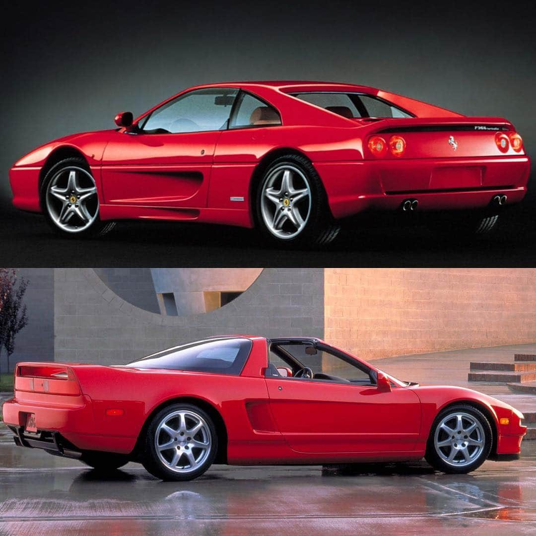 CARLiFESTYLEさんのインスタグラム写真 - (CARLiFESTYLEInstagram)「Ferrari F355 or Acura NSX? @mralexmanos #carlifestyle」4月4日 13時10分 - carlifestyle