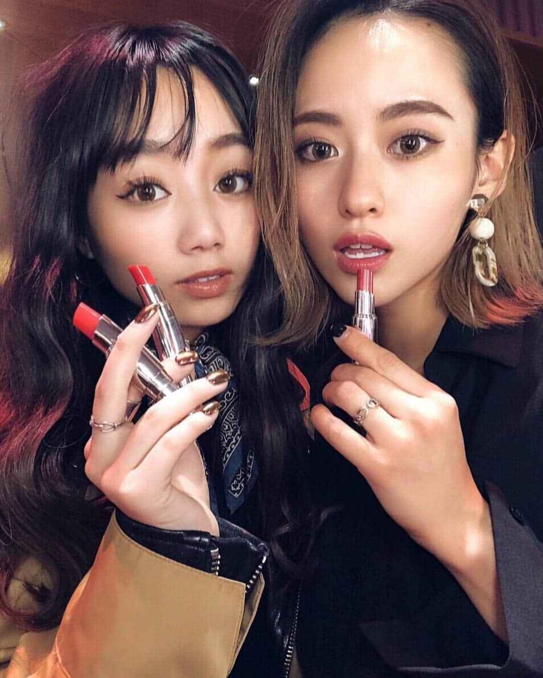 関本香里さんのインスタグラム写真 - (関本香里Instagram)「ㅤㅤㅤ @dior の新作リップ 「Dior Addict Stellar Shie」の 発売イベントに行ってきたよ💄💓 with @myn__s810  ㅤㅤㅤ Diorのリップってどれも潤いがあって 唇をぷっくり綺麗に見せてくれる💋🙈 新作は既に発売してるみたい✨ #dior #ディオールステラーシャイン  #dioraddict #bediorbepink」4月4日 13時36分 - kaori_sekimoto_