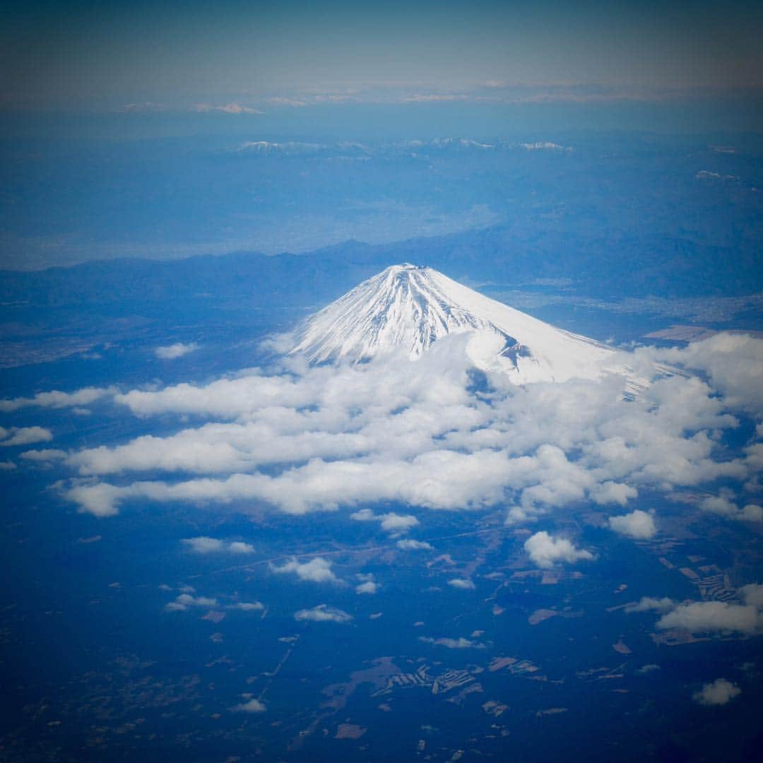 堀江淳のインスタグラム：「今日の富士山🗻！」