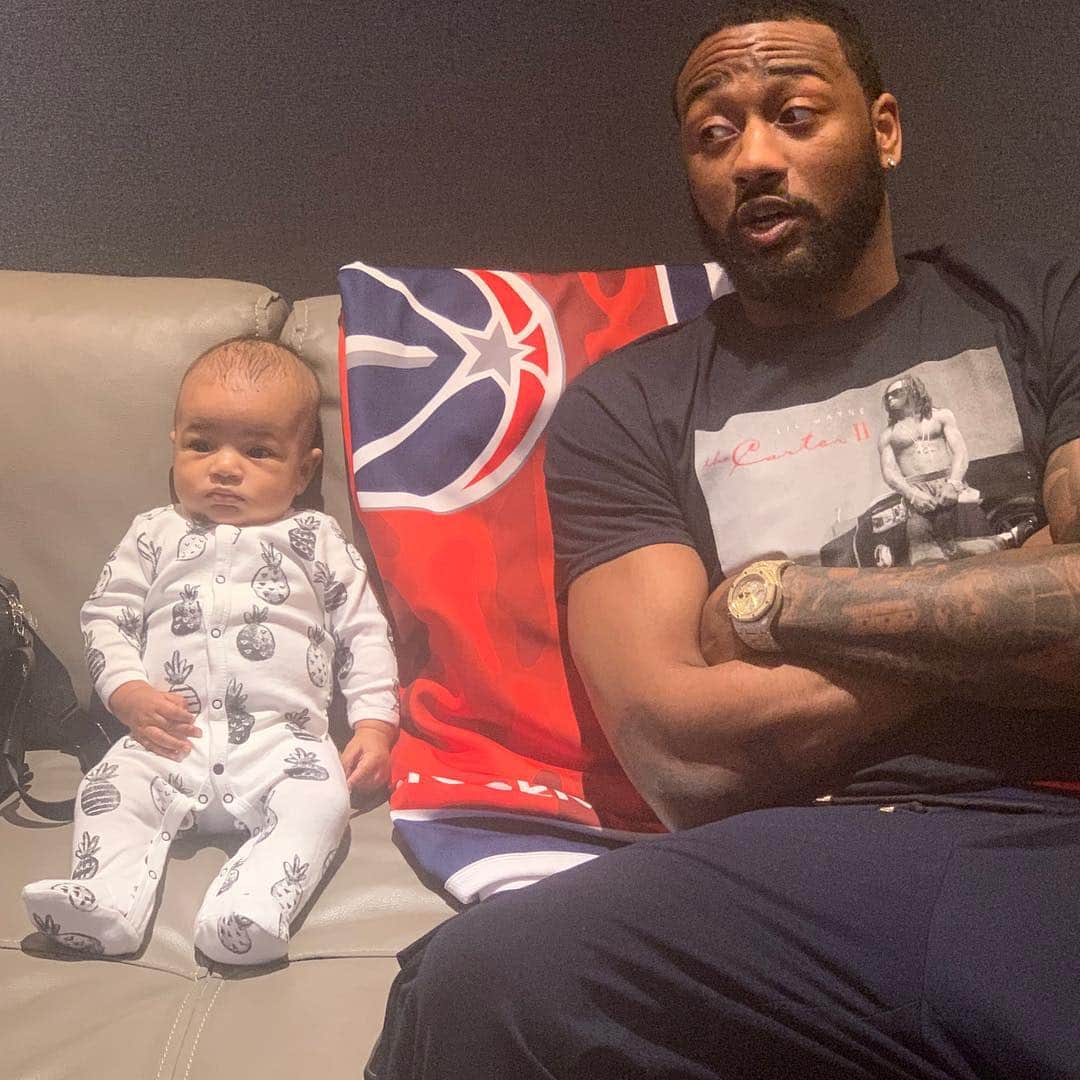 ジョン・ウォールのインスタグラム：「Basketball Talk wit Ace... #WallWay #5Deep !!」