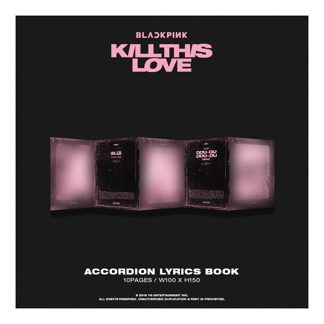 BLACKPINKさんのインスタグラム写真 - (BLACKPINKInstagram)「#BLACKPINK #블랙핑크 #KILLTHISLOVE #THE2NDMINIALBUM #EP #PHYSICALALBUM #BLACKVERSION #PINKVERSION #20190423 #OFFLINERELEASE #YG」4月4日 15時01分 - blackpinkofficial