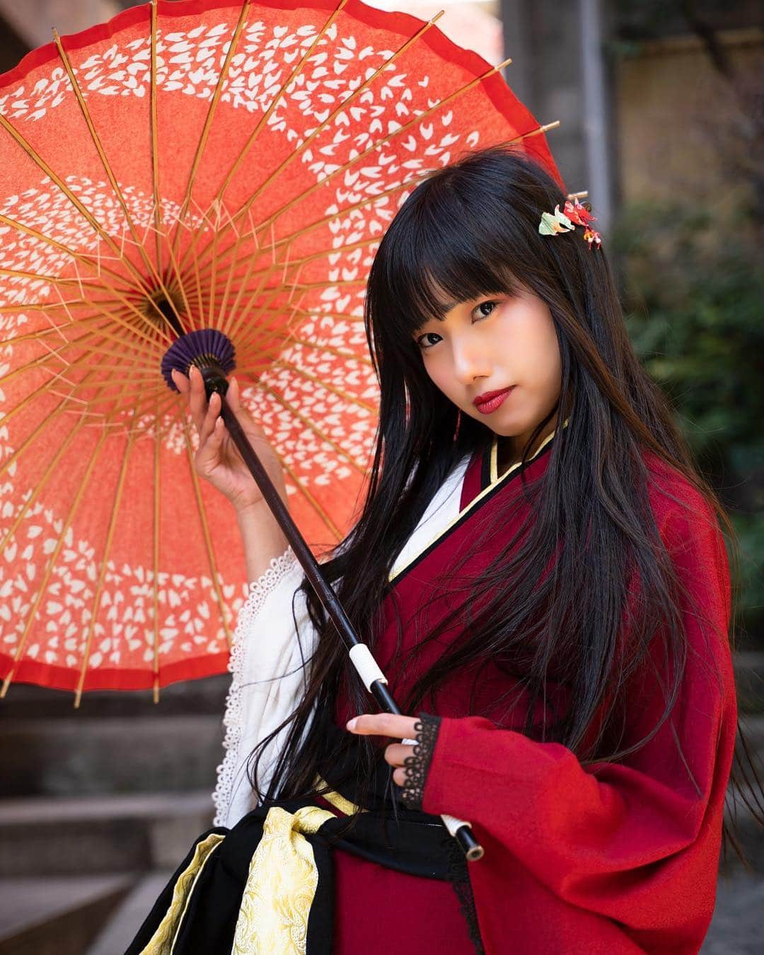 のインスタグラム：「神楽坂＊ 、 #マシュマロ撮影会 #favoriteワンピース専門店 #神楽坂 #portrait #portraitphotography #good_portraits_world #lovers_nippon_portrait #portraits #jp_portrait部 #ポートレート #photography #写真好きな人と繋がりたい #ファインダー越しの私の世界 #instagood #fashion #photographer #photooftheday #東京カメラ部 #tokyocameraclub  #ポートレートしま専科 #japanesegirl #followme #ig_japan  #kawaiigirl #インスタグラマー #春コーデ  #whitecode #sakura #sakura🌸 #今日のコーデ」