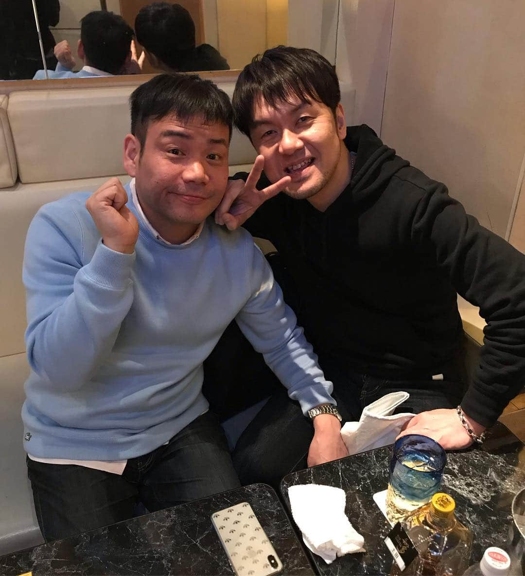 山本栄治さんのインスタグラム写真 - (山本栄治Instagram)「同期芸人  土田晃之と  楽しい夜やったなぁ👍👍」4月4日 15時57分 - eiji7115