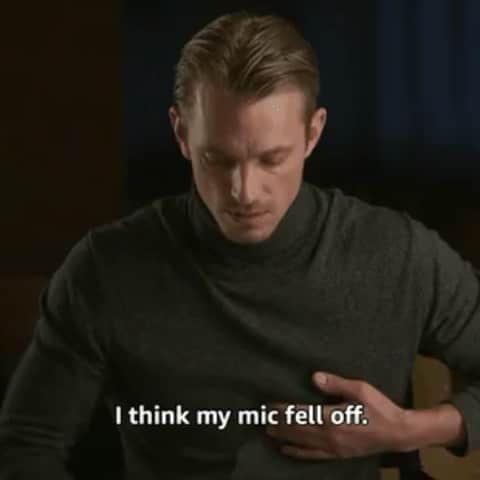 のインスタグラム：「We heard you liked @joelkinnaman, so here's a clip from our new series Joel Adjusts His Microphone, coming soon to Prime Video. #HannaTV」