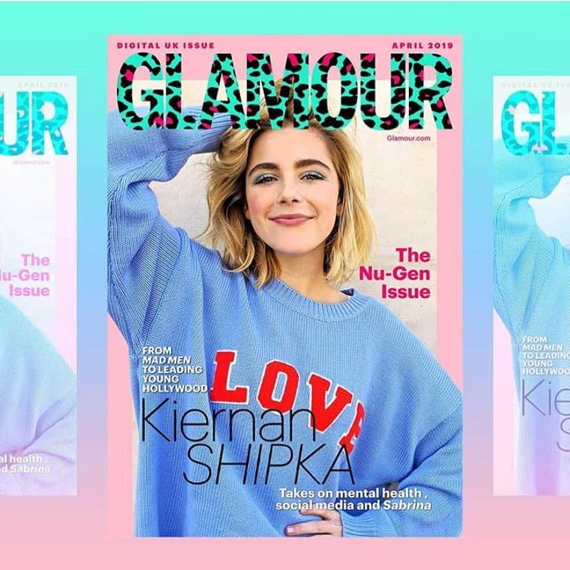 キーナン・シプカさんのインスタグラム写真 - (キーナン・シプカInstagram)「V pumped to be the digital cover girl for @glamouruk 💘 Check it out, y’all.」4月5日 2時23分 - kiernanshipka