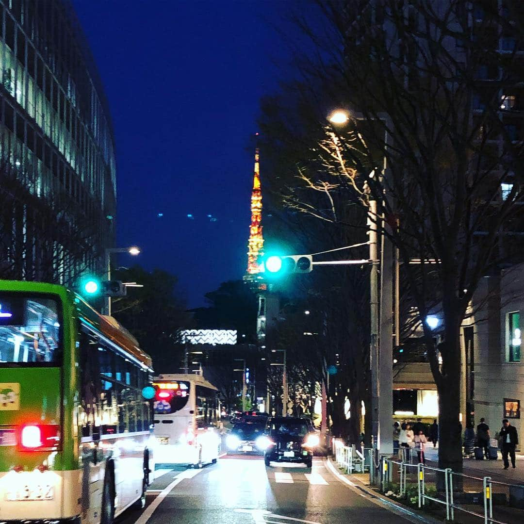 野宮真貴さんのインスタグラム写真 - (野宮真貴Instagram)「東京は夜の七時♪ けやき坂からの東京タワー🗼 #東京は夜の七時 #東京タワー #🗼 #野宮真貴 #missmakinomiya」4月4日 19時25分 - missmakinomiya