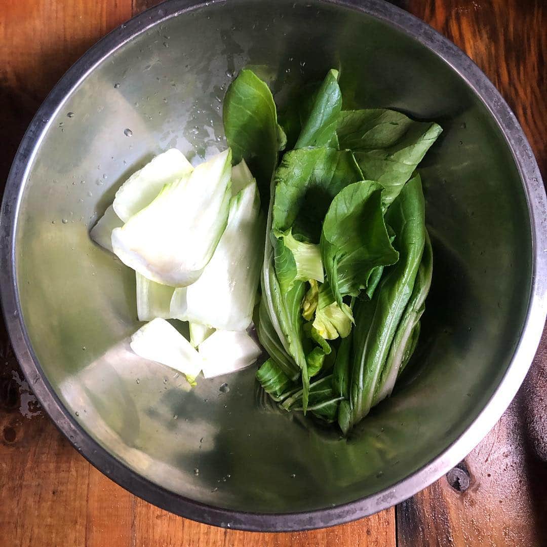直樹 加藤さんのインスタグラム写真 - (直樹 加藤Instagram)「.. 人参消費&青梗菜の旨味出汁炒め . 昨日は、ケータリングの現場に立っておりました。その前後も、バタバタしてまして、食べられたのは、ふかふか玄米1/2合と牛の切り落とし80gだけを炒めただけのです。なんと、野菜ゼロorz… . 一日野菜ゼロだっただけで、唇が荒れて少し割れてます。どんだけ繊細やねん . で、今日は、いつもの野菜たっぷりなお昼。 . やっぱ、コレでなきゃ。 . 材料は、青梗菜、人参、ゴボウ、ピーマン、茄子です。お肉の旨味は、ブラジル産鶏肉もも肉80gが担当しています。 . 青梗菜は、柔らかな葉っぱと、少し固くて厚い芯の辺りを分けて時間差で調理しています。 . 最後にパラパラとふりかける粗く刻んだ鷹の爪が、スパイシーになった南仏で赤との距離を詰めてくれてます。 . やっぱり、お昼は、こうでなくっちゃ。 .. #西七条お家ごはん #西七条ワイン好き #西七料理好き #ワイン #デイリーワイン #ワインと共に #ワインと合う#料理 #男の料理 #お家ごはん  #ワイン好き #ワイン好きな人と繋がりたい #pin #ダイエット料理 #太らない食事 #七条御前 #西七条 #七条御前 #西七条 #梅小路 #七条七本松 #御前 #デイリーワイン #安うまワイン #試飲販売 #試飲 #試飲できます」4月4日 19時55分 - daimonjiyakatonaoki
