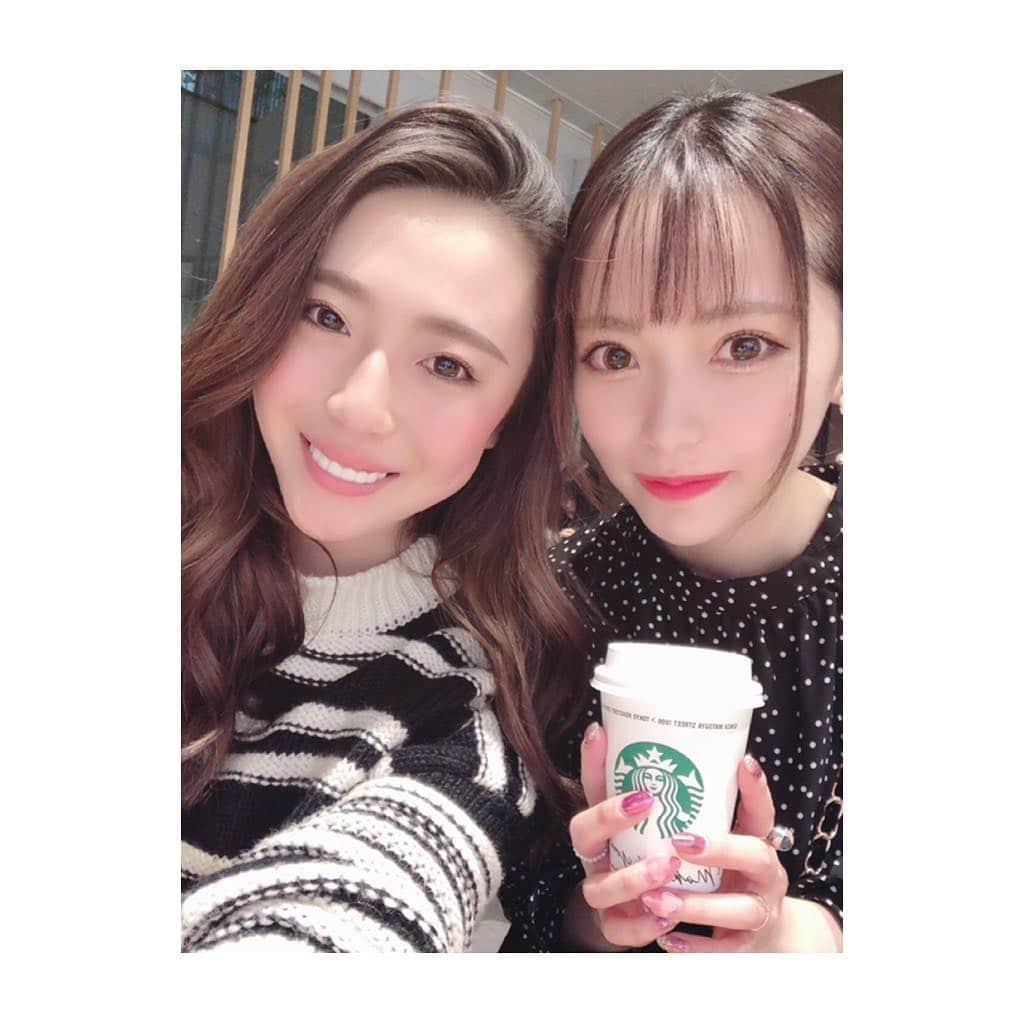 前川琳菜（りなち）さんのインスタグラム写真 - (前川琳菜（りなち）Instagram)「✩‧₊˚ . . すきぴぃ👭💖 ご飯行ってスタバでのんびーりまったーり☕️❤️ 将来の話をしたり今から色々ワクワクがとまらんねっ😂❣️ いつもありがとう💗本当はもっと会いたーい😫笑 . . #tagsforlikes #tflers #instadaily #instalike #instalove #instafollow #japangirl #instagood #instapic #me #selfie #followalways #followme #smile #팔로우 #소통 #셀카 #셀카그램 #셀카놀이 #셀카타임 #셀피 #셀스타그램 #훈스타그램 #팔로미 #얼스타그램 #모델 #ヒカリエごはん #スタバ」4月4日 20時33分 - rina__maekawa