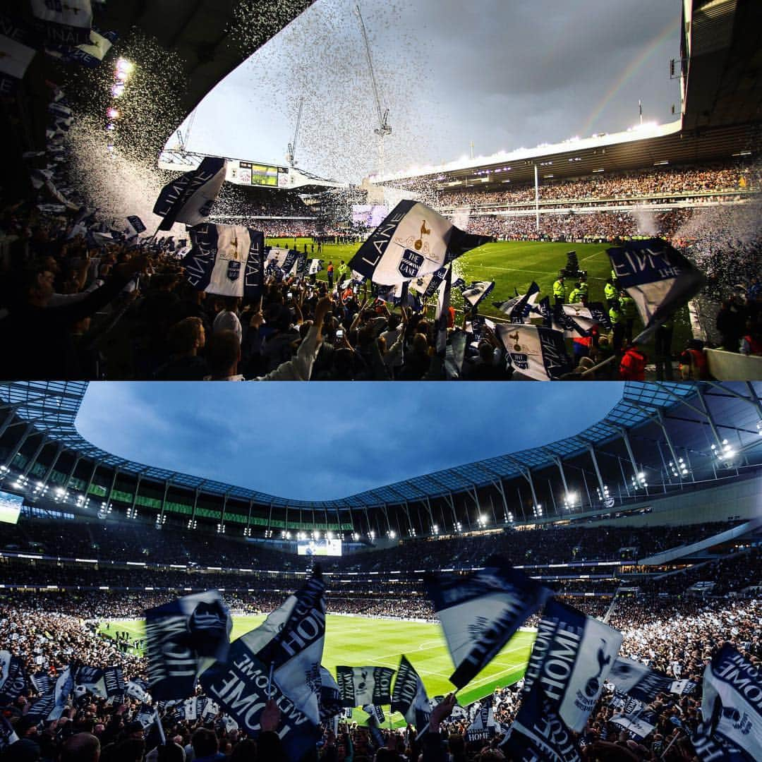 トッテナム・ホットスパーFCさんのインスタグラム写真 - (トッテナム・ホットスパーFCInstagram)「Spot the difference. 🏠 #SpursAreHome #COYS」4月4日 20時37分 - spursofficial