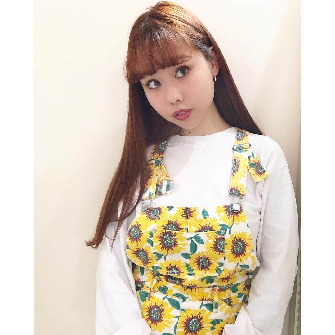 bettie'sclubさんのインスタグラム写真 - (bettie'sclubInstagram)「PECOちゃん❤︎ 前髪カットとカラーメンテナンスに来てくれました！orange color🍊🍊いつもありがとうございます！ #bettiehair」4月4日 21時52分 - bettie_tokyo