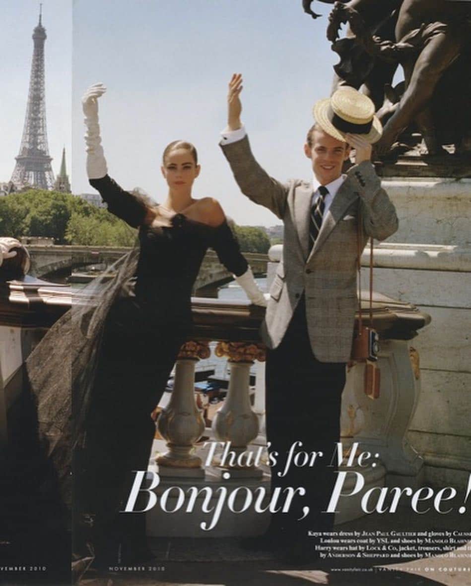 カヤ・スコデラリオさんのインスタグラム写真 - (カヤ・スコデラリオInstagram)「#TBT to the most glamorous Parisian photoshoot of my life for @vanityfair with the lovely @harrytreadaway (remember the bungee ride we went on? 😂) - can’t wait to be back in the city next week and share some very exciting news that I’ve had to keep a secret for a while now ☺️ Bonjour Paree!!」4月5日 3時26分 - kayascods
