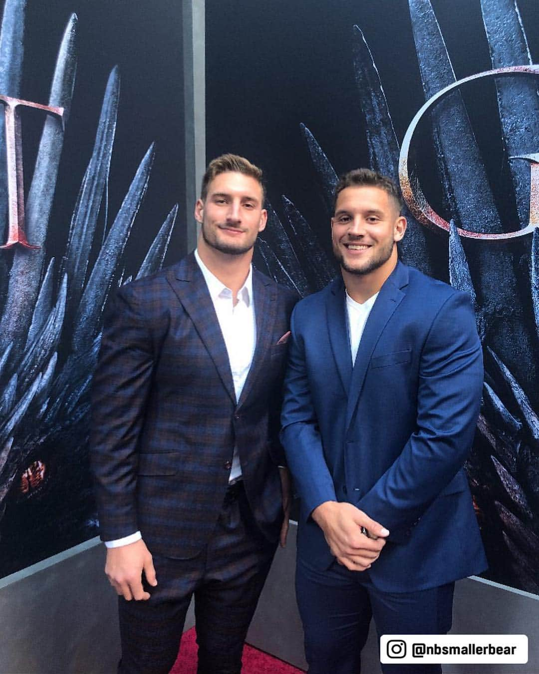 NFLさんのインスタグラム写真 - (NFLInstagram)「The Bosa brothers at the @gameofthrones premiere! (via @nbsmallerbear)」4月4日 22時15分 - nfl