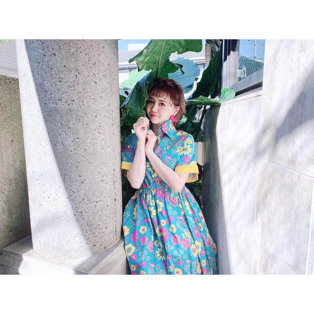 河西里音さんのインスタグラム写真 - (河西里音Instagram)「ちょこん。 あぁ夏が待ち遠しい🌴🏖☀️🍉🌻 ♡ ワンマンライブまで あと１ヶ月🎤✨✨✨ #撮影#photo#晴天#butterfly#love #shorthair#harajuku」4月4日 22時33分 - rion_kasai