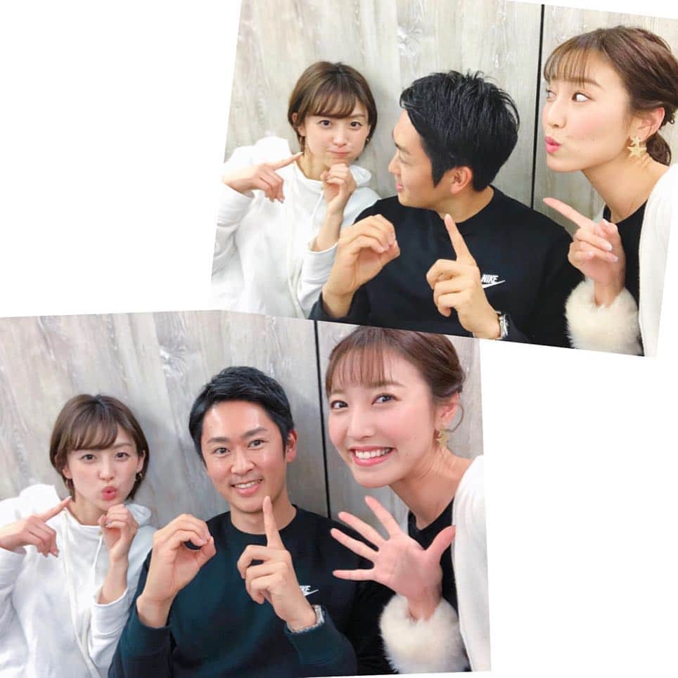 小澤陽子さんのインスタグラム写真 - (小澤陽子Instagram)「❀ ✿ ❀ . . …今年度もよろしくお願いしますっ☺️🌸 . . . . .  #１年目の時の５年目って #偉大だった…😳🤔 #実感なさすぎる  #１人同期じゃない人が混じってる #撮ってくれた #木下康太郎 アナ #私たちの倍の１０年目🖐🏻🖐🏻 #誕生日もおそろい と #何かと縁を感じる#宮司愛海 アナ #７年目の仲 #初めて出逢ったのはシンガポール🇸🇬 #その頃から考え方が好きだった🌱 #可愛らしいのにチャキチャキちゃん #しっかり者だけどたまに抜けてるの #剛柔足して2で割った私たち #19910729 #凸凹コンビ  2019年度も、自分らしくがんばります✊🏻🌻. #おざわーるど🌏」4月4日 23時16分 - yoko.ozawa729