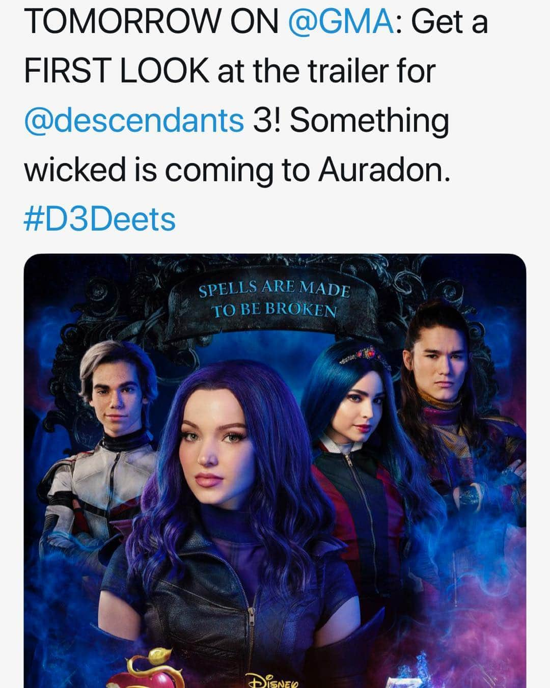 ケニー・オルテガさんのインスタグラム写真 - (ケニー・オルテガInstagram)「#descendants3 #descenders #disneychannelpr #longliveevil ❌🍎」4月4日 23時15分 - kennyortegablog