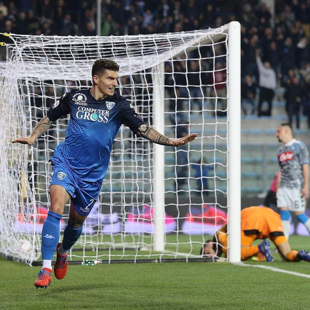 エンポリFCさんのインスタグラム写真 - (エンポリFCInstagram)「Il gol numero 3⃣ in campionato, il gol partita con il Napoli di @gdilorenzo2 📸」4月5日 0時01分 - empoli_fc_official