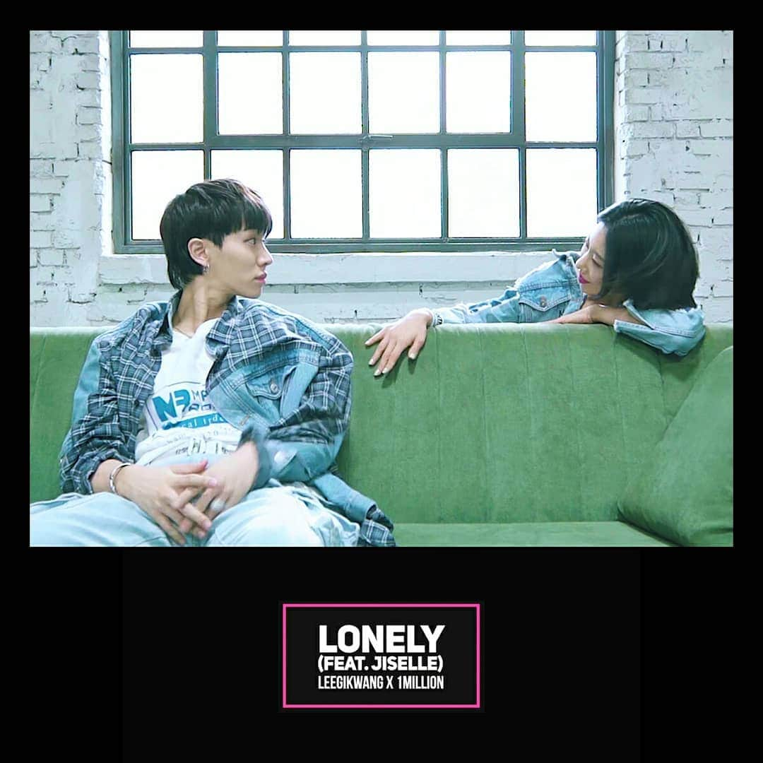 HIGHLIGHTのインスタグラム：「[MV] 이기광(LEE GIKWANG) X 원밀리언(1MILLION) - Lonely (Feat. Jiselle) . . 이기광과 원밀리언이 함께한 이기광 디지털 싱글 [I] 수록곡 `Lonely (Feat. Jiselle)` 뮤직비디오가 공개되었습니다:) . . ✔ https://youtu.be/DpiynSrhQ7g . . #하이라이트 #Highlight #이기광 #LEEGIKWANG #원밀리언 #1MILLION #Lonely」