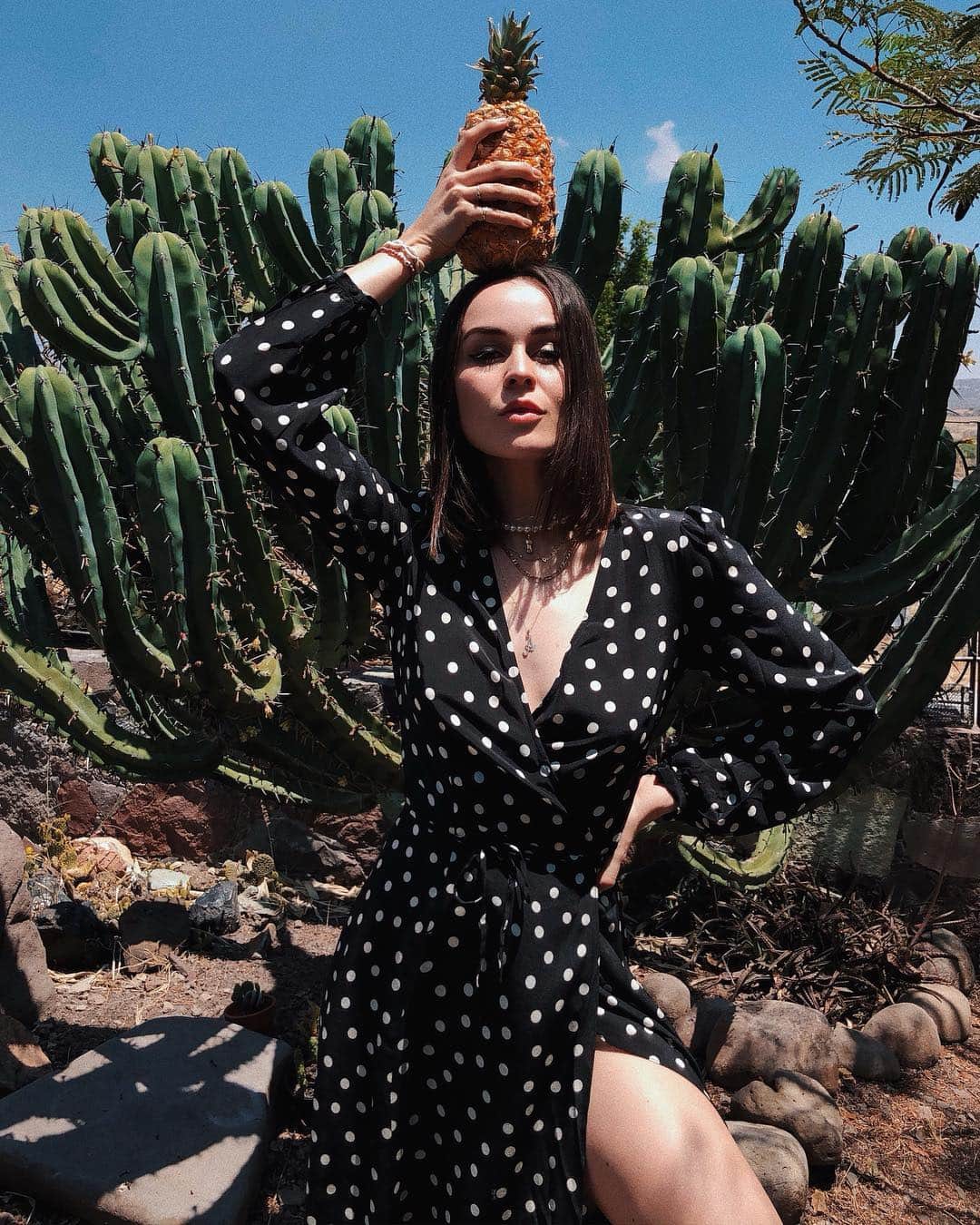 のインスタグラム：「Una piña para la niña 🍍 #mexico」