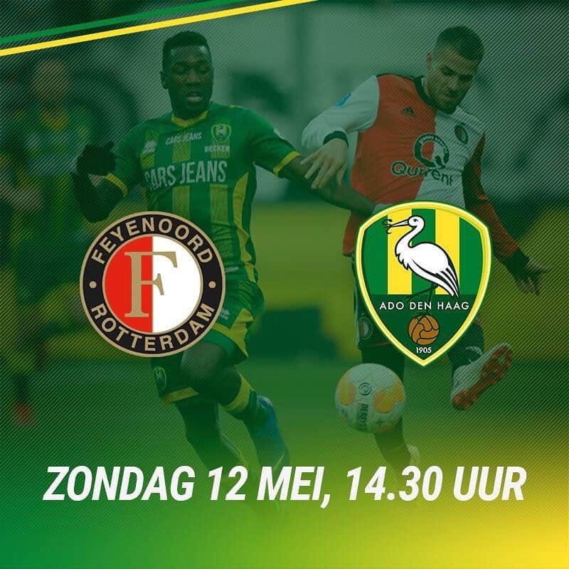ADOデン・ハーグさんのインスタグラム写真 - (ADOデン・ハーグInstagram)「De kaartverkoop voor de uitwedstrijd tegen Feyenoord is gestart! #feyADO . Check alle ticketinfo op de website!」4月5日 0時09分 - adodenhaag