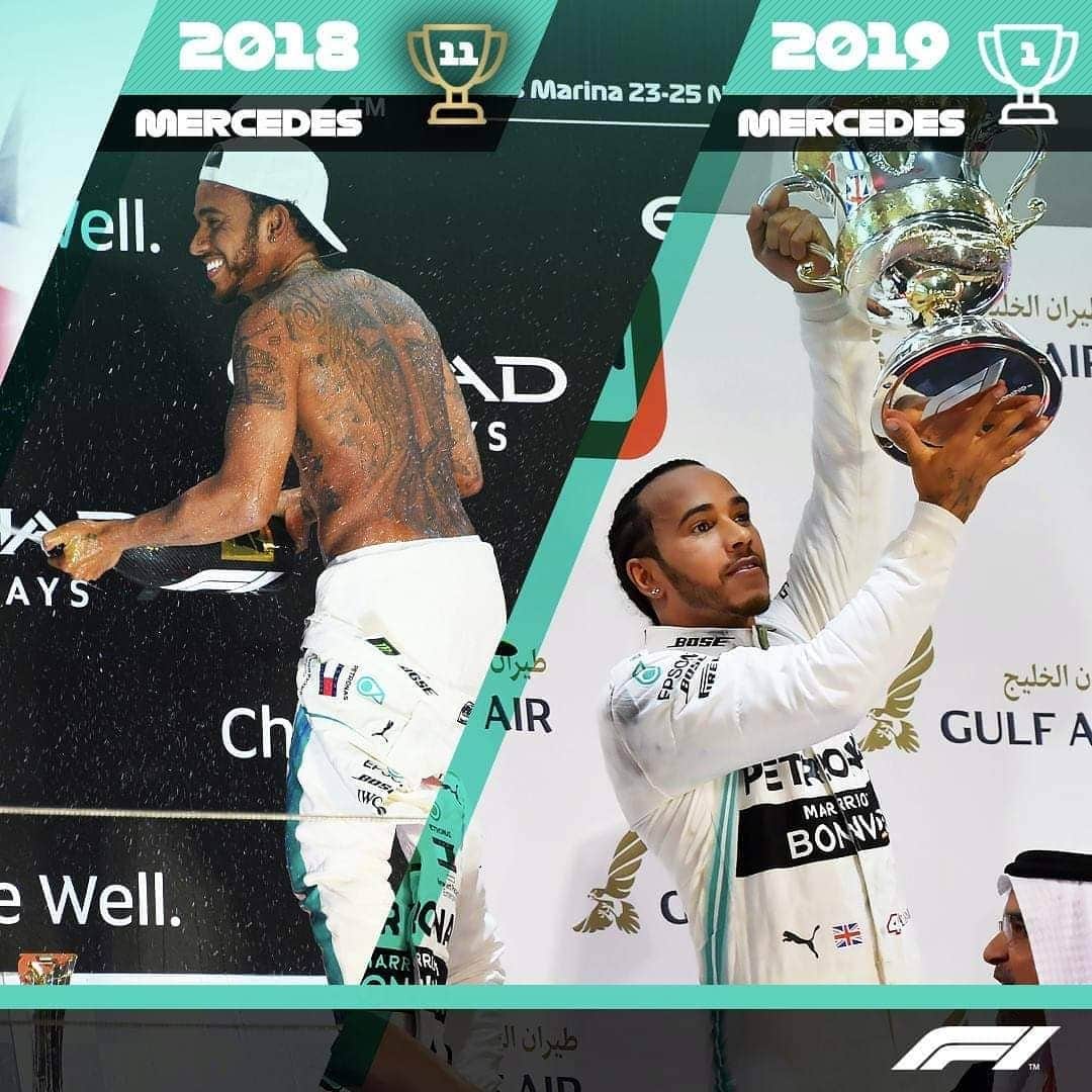 F1さんのインスタグラム写真 - (F1Instagram)「Lucky 13 for @lewishamilton 🏆 . With victory in Bahrain, Lewis Hamilton has now scored a win for thirteen seasons straight 👏 . #F1 #Formula1 #BahrainGP #LewisHamilton #Mercedes @mercedesamgf1 #McLaren @mclaren」4月5日 0時29分 - f1