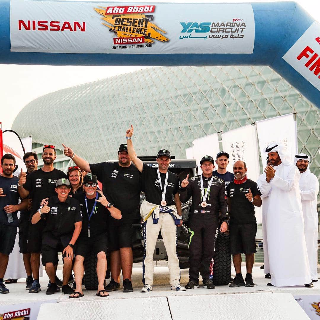 モンスターエナジーさんのインスタグラム写真 - (モンスターエナジーInstagram)「Big WIN for @caseycurrie as he takes SxS overall win at the @abudhabidesertchallenge becoming the first American 🇺🇸 to win the event in a car class!!! #AbuDhabiDesertChallenge #Offroad #CanAm #MonsterEnergy」4月5日 0時51分 - monsterenergy