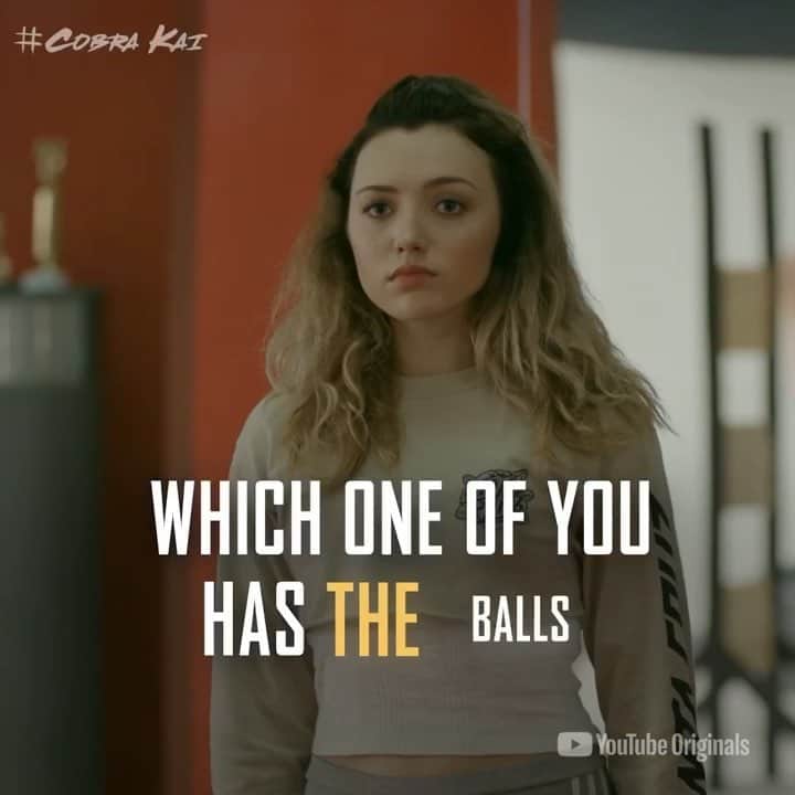 ペイトン・リストのインスタグラム：「There’s a new Cobra to fear. Stream all episodes of season 2 of #CobraKai April 24th and watch the full trailer now (in my bio) 🤜🏼 #TeamCobraKai or #TeamMiyagiDo?」