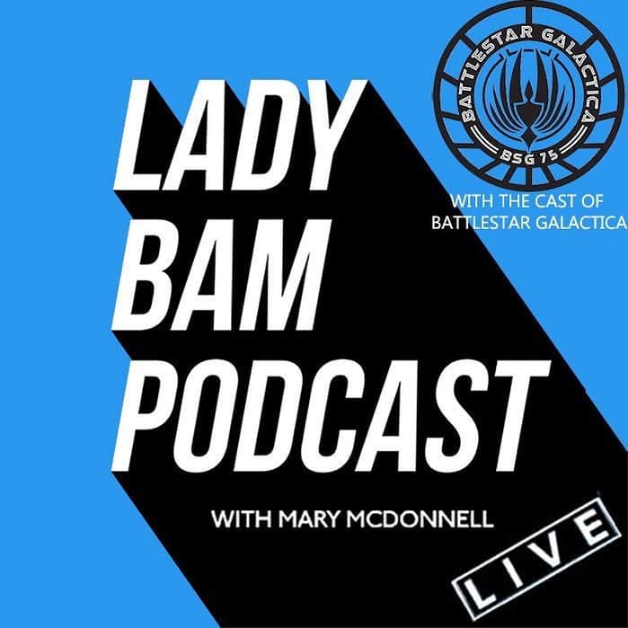 メアリー・マクドネルさんのインスタグラム写真 - (メアリー・マクドネルInstagram)「Excited to share this podcast with you all! Had so much fun moderating this panel with my #BattlestarGalactica family @james_callis @themichaeltrucco @officialtriciahelfer @peniketttahmoh @iamleahcairns and Michael Hogan. Listen and enjoy at LadyBamPodcast.com or wherever you get your podcasts! So say we all! 💜」4月5日 11時36分 - theladybam