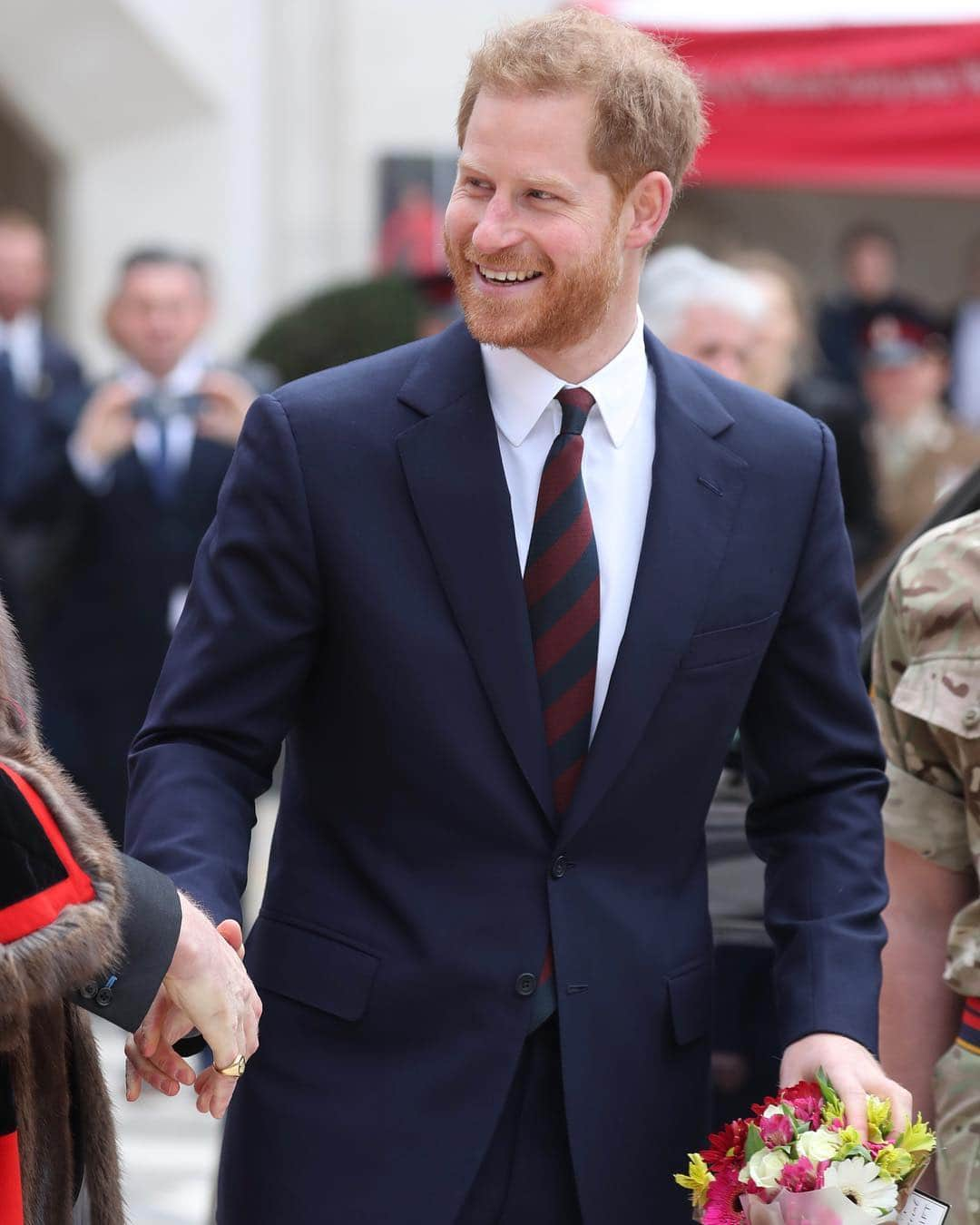 Just Jaredさんのインスタグラム写真 - (Just JaredInstagram)「Prince Harry dapper while attending Lord Mayor’s Bug Curry launch this morning! See more on JustJared.com now  #PrinceHarry Photos: WENN」4月5日 4時29分 - justjared