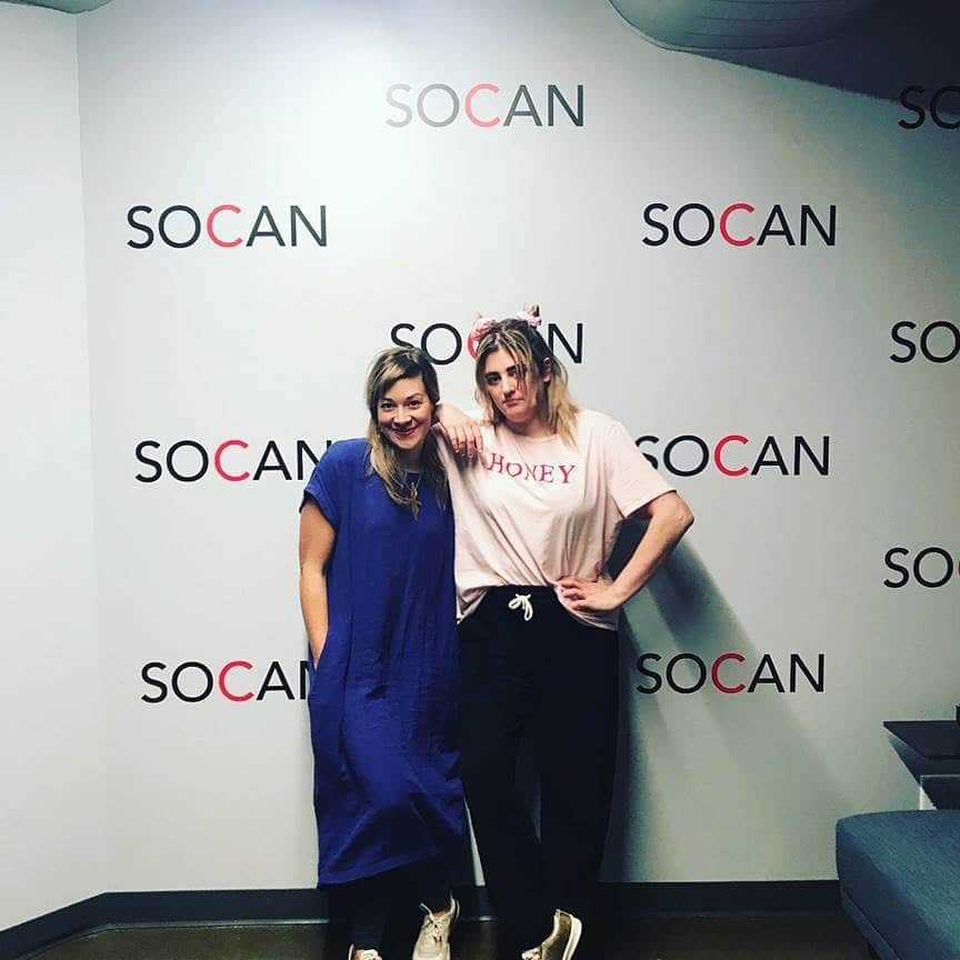 SOCANさんのインスタグラム写真 - (SOCANInstagram)「@jillbarber and @maiamusique are co-writing in our #Vancouver Sound Lounge this week!」4月5日 4時46分 - socanmusic