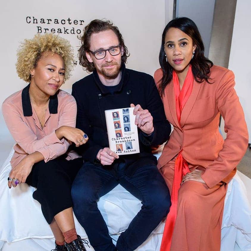 Emeli Sandéのインスタグラム：「Congratulations @zawe on an awesome book launch! You absolutely smashed it! I found the whole morning so inspiring. Your conversation with Bonnie Greer was so pure and thought provoking. Also lovely to meet the very talented @twhiddleston  Thank you for your boldness and honesty, I can’t wait to read #characterbreakdown - My sister and I start it for our Sande book club on Monday! 👩🏽‍🏫👩🏽‍🏫」